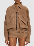 MAGDA BUTRYM Suede Leather Jacket