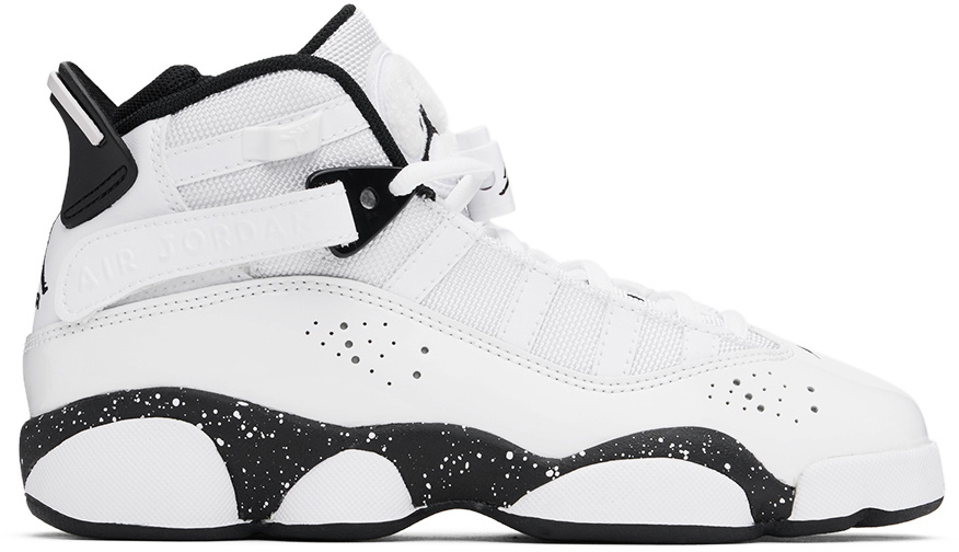 Nike Jordan Big Kids White Jordan 6 Rings Sneakers