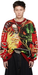 LU'U DAN Multicolor Misfit Jacquard Sweater
