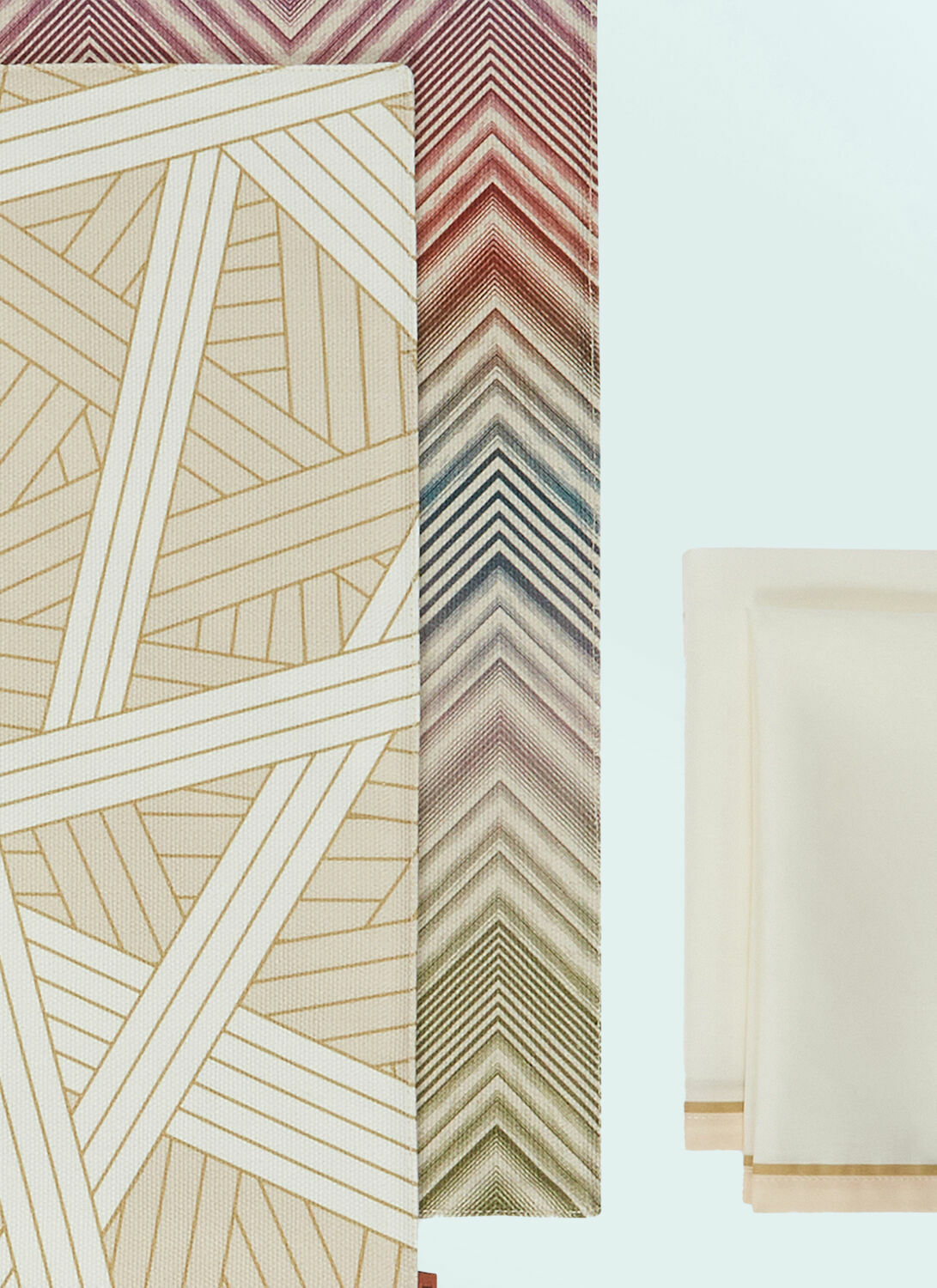 Missoni Set Of Marea and Nastri Placemat And Napkin
