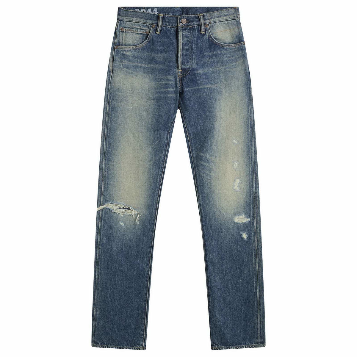 Visvim Men's Social Sculpture 11 13 oz Straight Leg Dry 26 Jeans