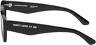 BONNIE CLYDE Black & Blue Karate Sunglasses