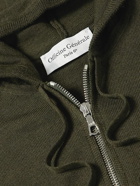 Officine Générale - Merino Wool Zip-Up Hoodie - Green