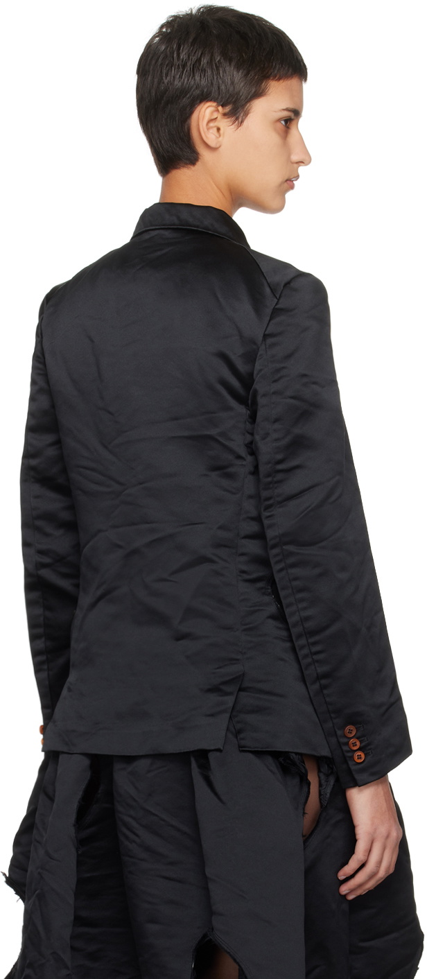 Black Comme des Garçons Black Cutout Blazer