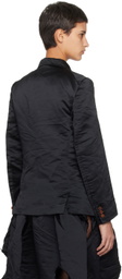 Black Comme des Garçons Black Cutout Blazer