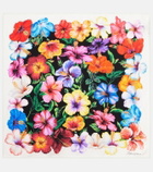 Dolce&Gabbana Floral silk twill scarf