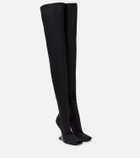 Rick Owens - Lilies Cantilever over-the-knee boots