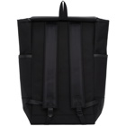 Comme des Garcons Homme Black Nylon Canvas Backpack