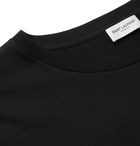 SAINT LAURENT - Slim-Fit Logo-Print Cotton-Jersey T-Shirt - Black