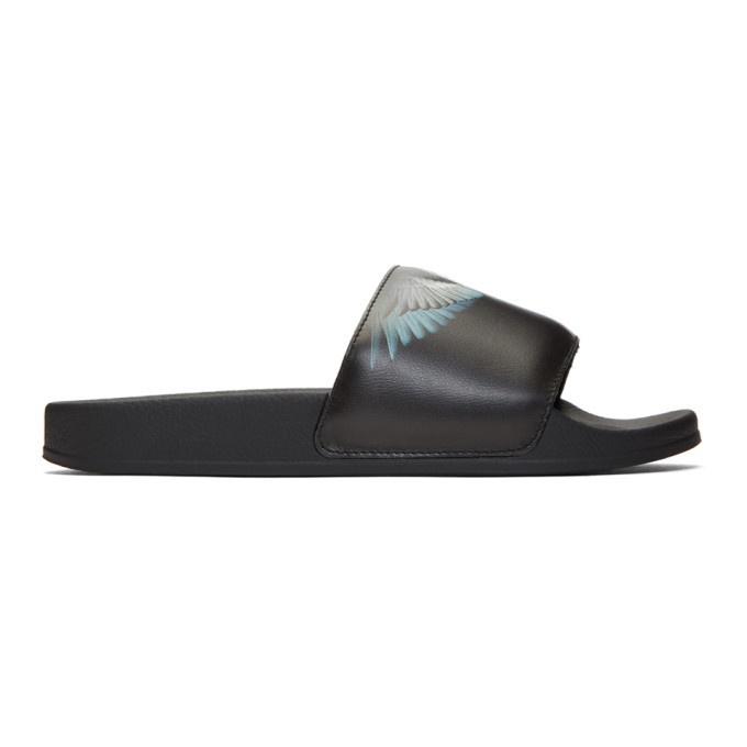Photo: Marcelo Burlon County of Milan Black and Blue Wings Slides