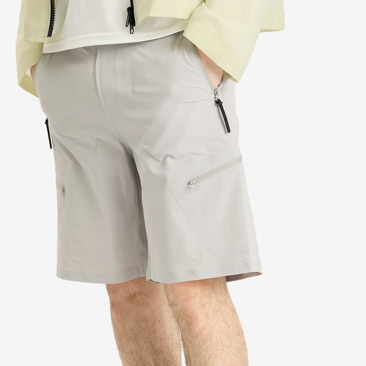 Hiking Patrol Men's Technical Shorts in Light Grey