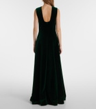 Emilia Wickstead Nodin cotton velour gown