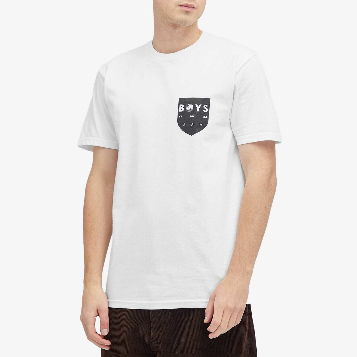 Boys Own Men's Twenty Things Not To Do Print T Shirt in White