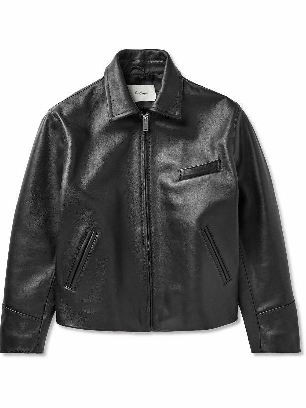 Photo: SECOND / LAYER - Leather Jacket - Black