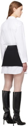 Juun.J White Layered Minidress