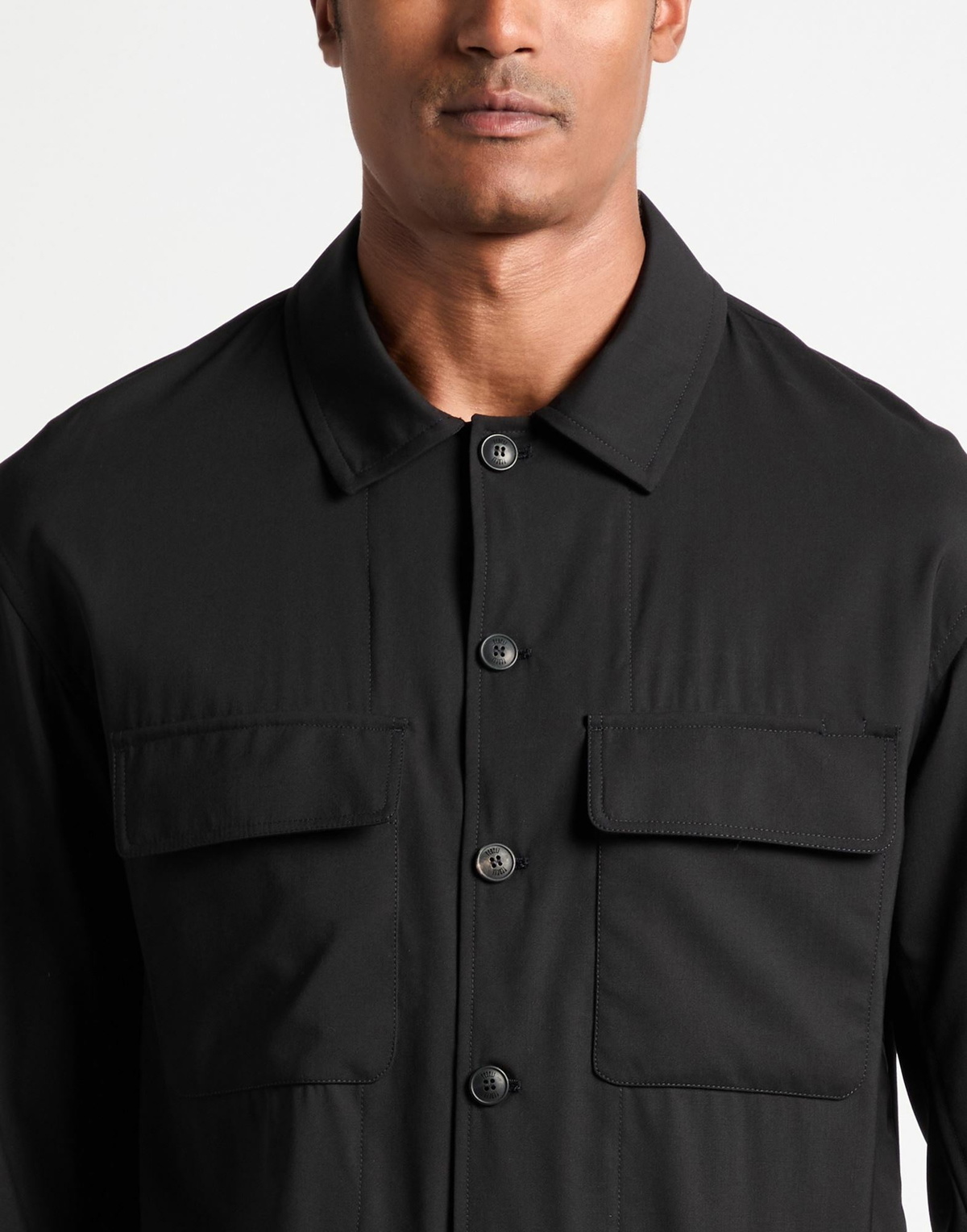 Fedeli Mens Shirt in Black