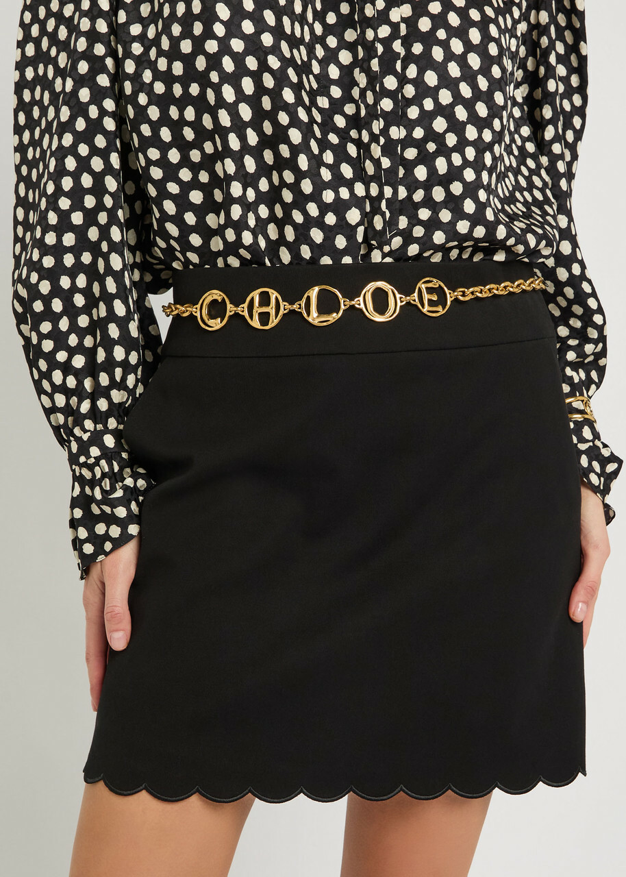 Chloe The Chloé Script Chain Belt - Gold - One Size