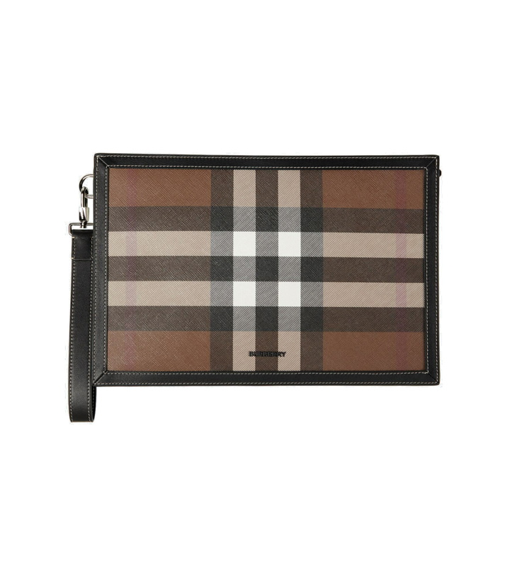 Photo: Burberry - Checked zipped wallet