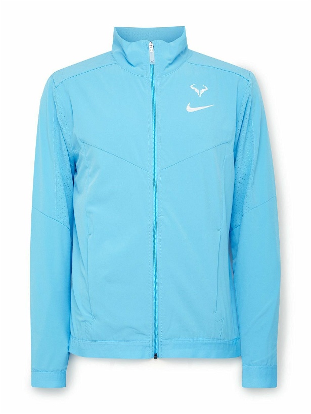 Photo: Nike Tennis - NikeCourt Rafa Perforated Dri-FIT Tennis Jacket - Blue