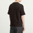 Karma8a Men's Rive Gaufre T-Shirt in Brown
