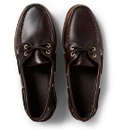 Sperry - Authentic Original Burnished-Leather Boat Shoes - Men - Brown