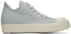 Rick Owens DRKSHDW Blue Low Sneakers