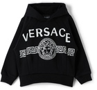 Versace Baby Black Medusa Greca Hoodie