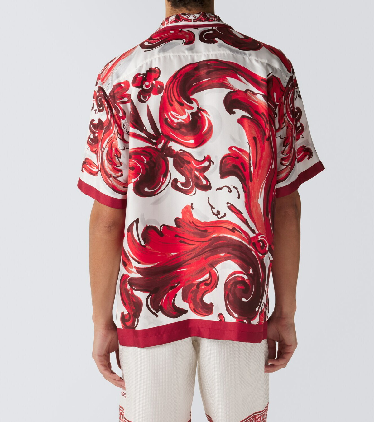 Dolce&Gabbana Majolica silk twill shirt