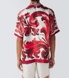 Dolce&Gabbana Majolica silk twill shirt