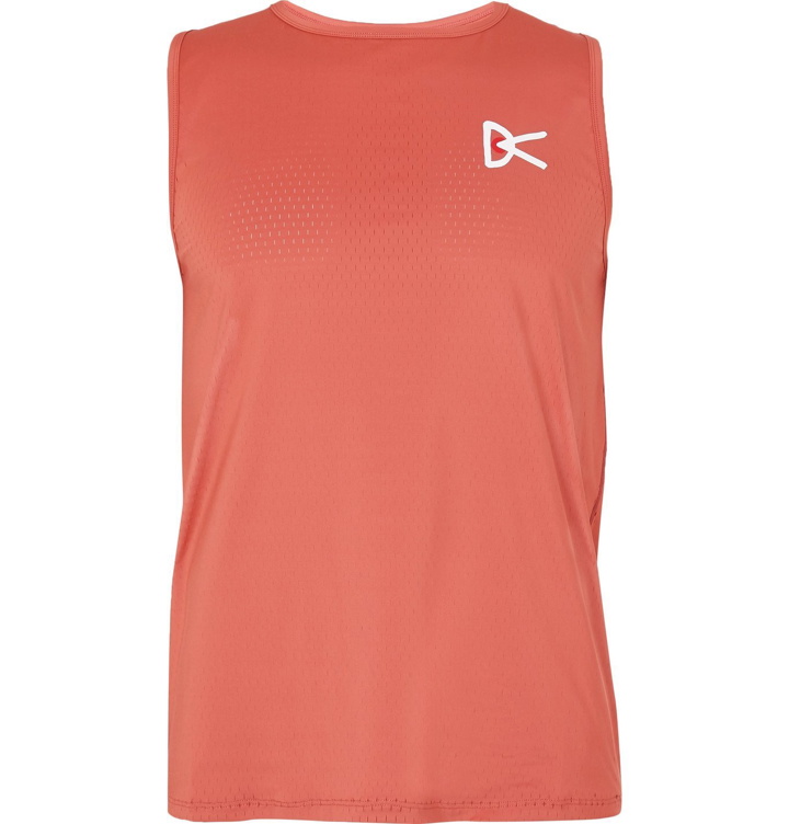 Photo: DISTRICT VISION - Air-Wear Stretch-Mesh Tank Top - Red