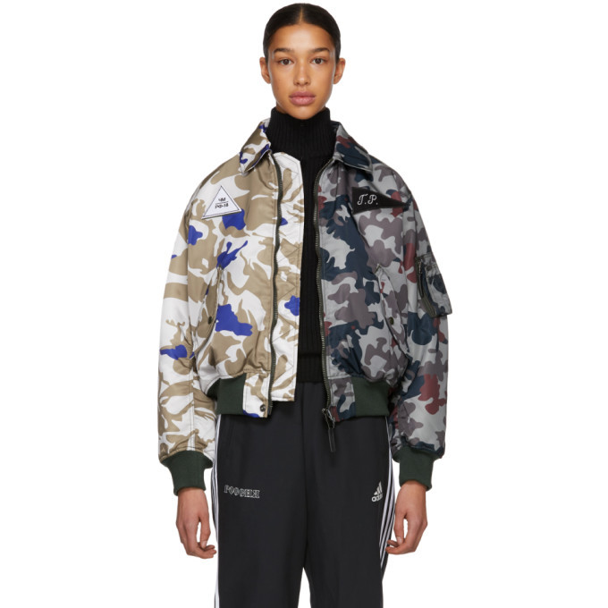 Photo: Gosha Rubchinskiy Multicolor Camo MA-1 Bomber Jacket
