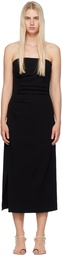 Proenza Schouler Black Shira Midi Dress