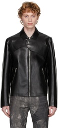 HELIOT EMIL SSENSE Exclusive Leather Harness Jacket