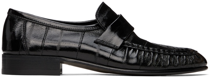 Photo: The Row Black Soft Loafers