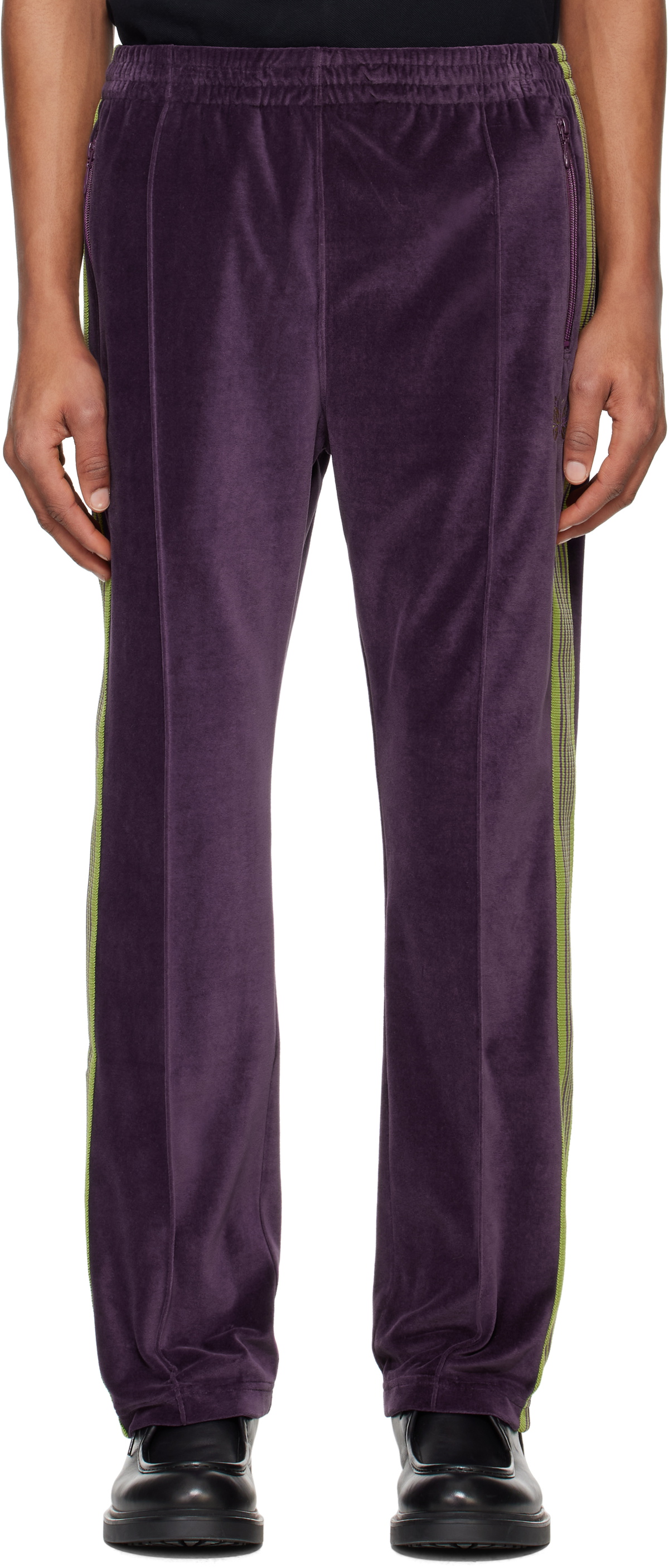 パンツ Needles track pants purple 23aw NEEDLES Purple Narrow Track Pants Needles