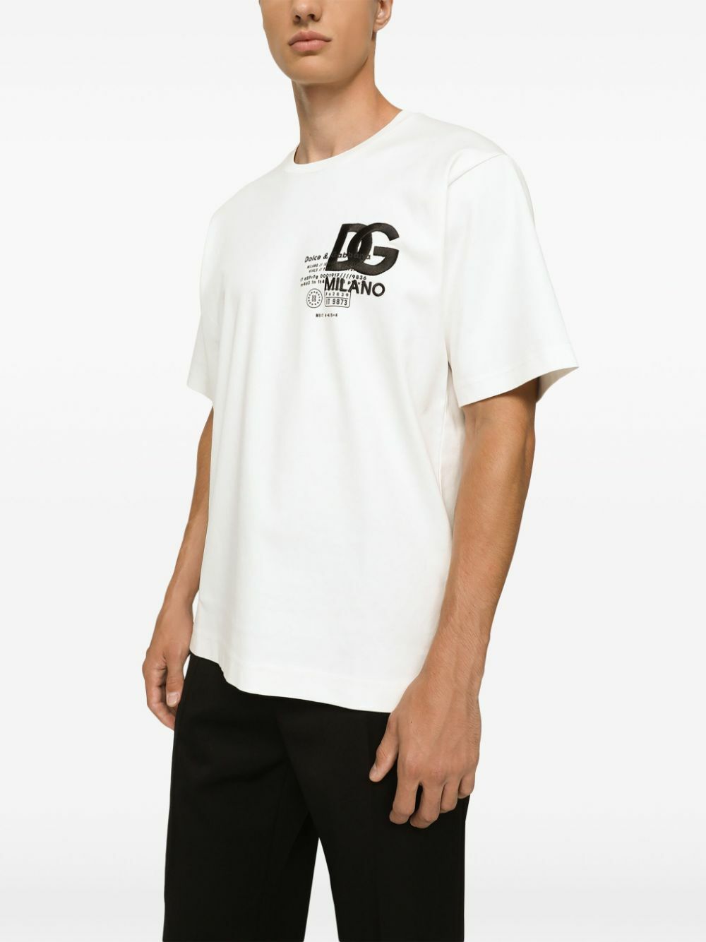 関税込/VIP価格【Dolce & Gabbana】コットンTシャツ DOLCE & GABBANA - Cotton T-shirt With Logo Dolce & Gabbana