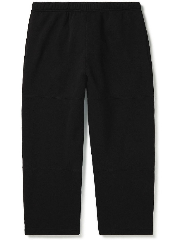 Photo: Les Tien - Cropped Cotton-Jersey Sweatpants - Black