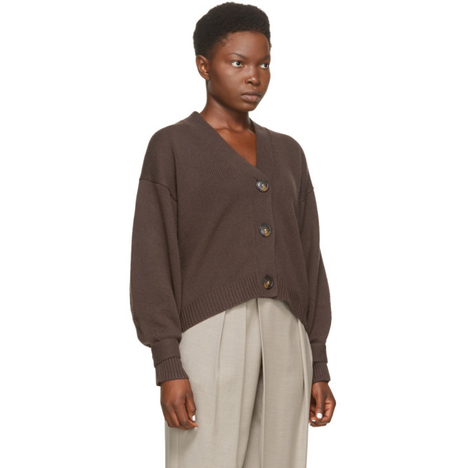 Loulou Studio Brown Tiberine Cardigan Loulou Studio