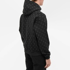 Represent Men's Intarsia Initial Hoody in Off Black