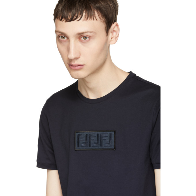 navy fendi t shirt