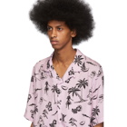 McQ Alexander McQueen Pink Palm Tree Billy Shirt