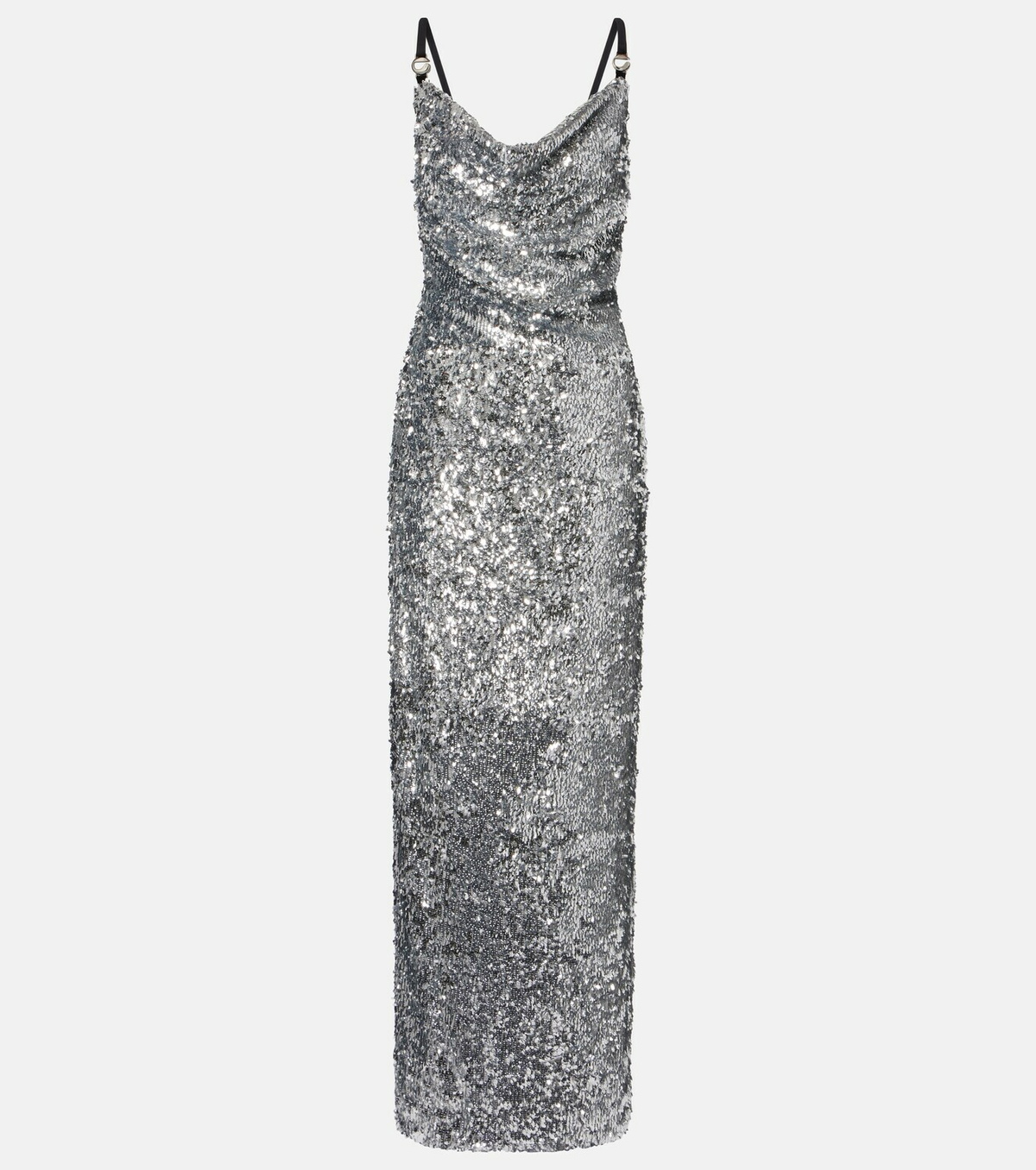Coperni Draped sequined gown
