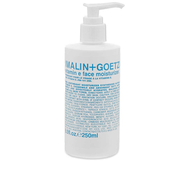 Photo: Malin + Goetz Vitamin E Face Moisturiser in 250ml