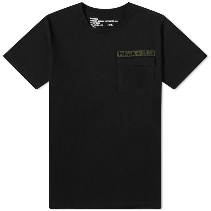 Photo: Maharishi x IRAK Pocket T-Shirt in Black