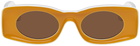 Loewe Yellow & White Paula's Ibiza Sunglasses