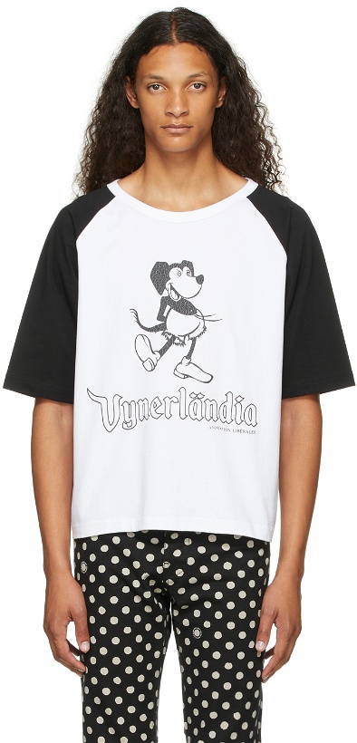 Photo: Vyner Articles Black & White Raglan T-Shirt