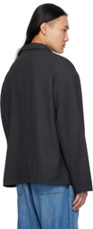 nanamica Gray Cavalry Twill Club Blazer
