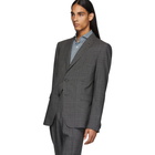 Z Zegna Grey Check Slim Suit