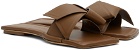 Acne Studios Brown Musubi Leather Sandals