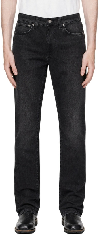 Photo: Nudie Jeans Black Lean Dean Jeans